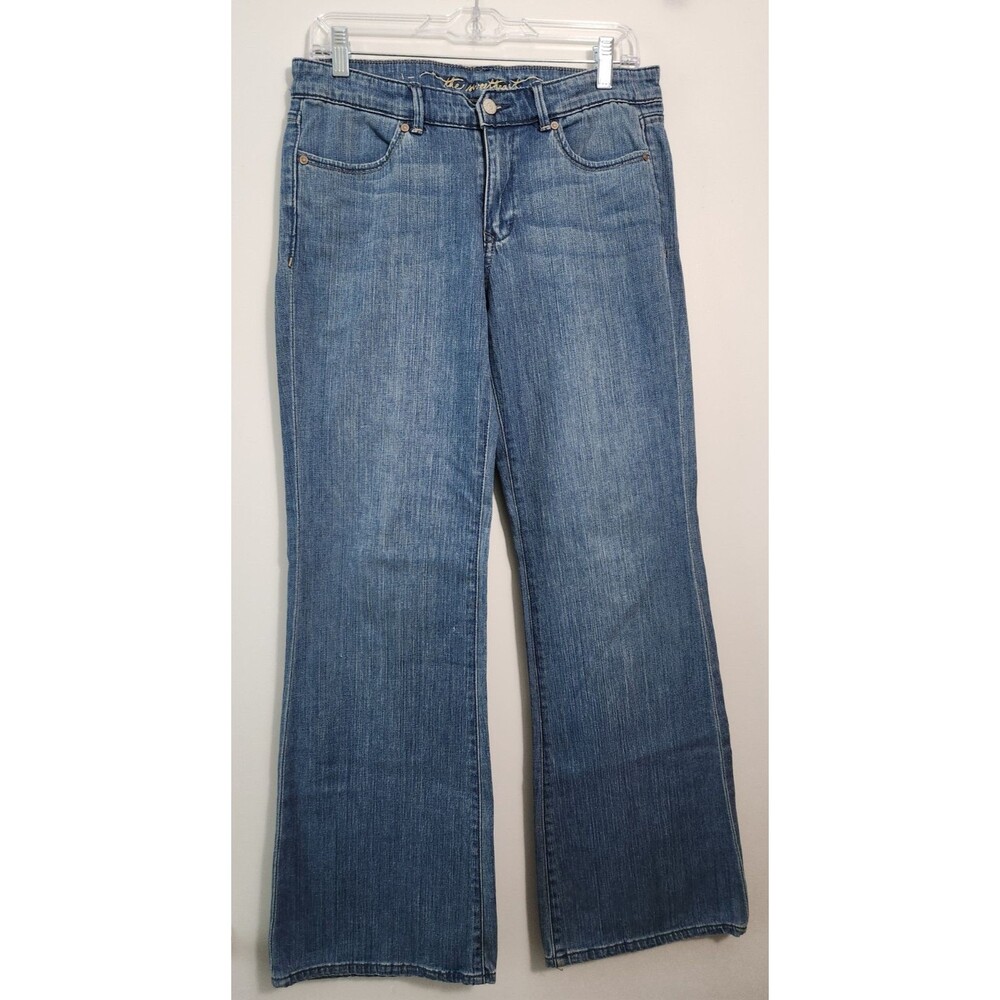 Old Navy The Sweetheart Sz 8 Denim Jeans Classic Rise Cotton Stretch Wide Leg
